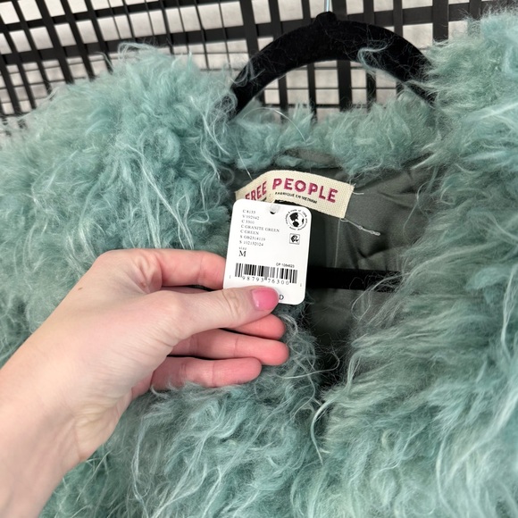Free people moonlight faux fur jacket - Picture 7 of 8